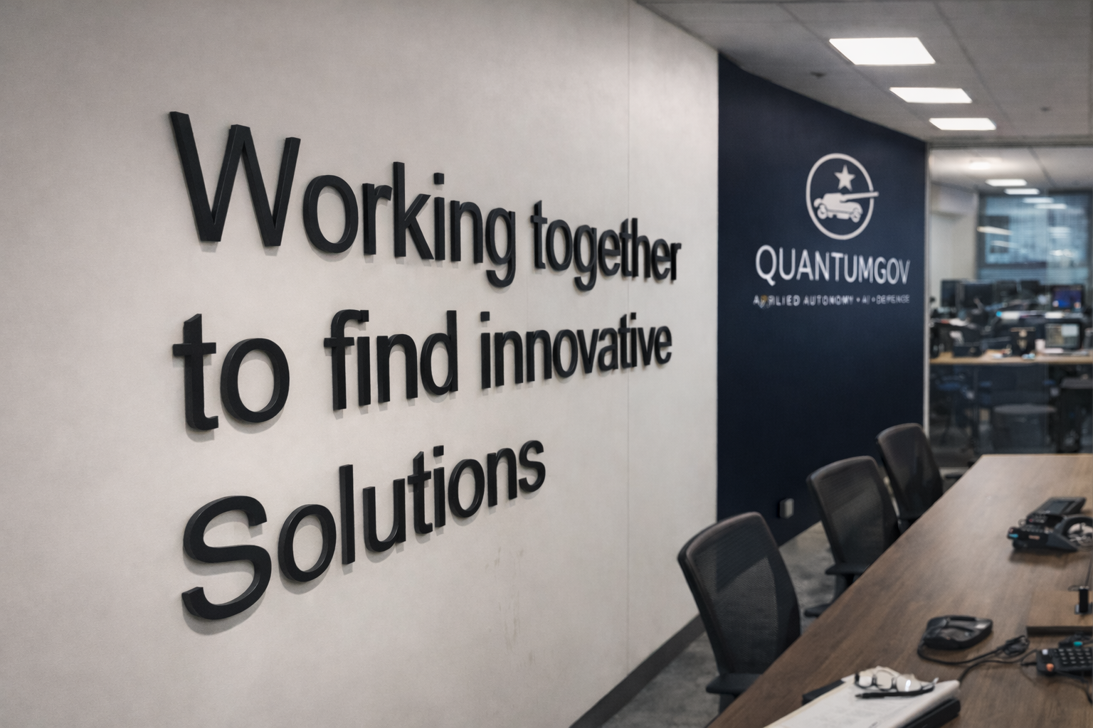 QuantumGov office - Working together to find innovative solutions